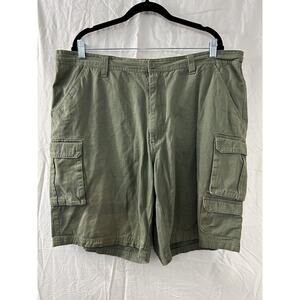 Rugged Wear Mens Size 42 Green Cargo‎ Shorts Hiking Gorpcore
